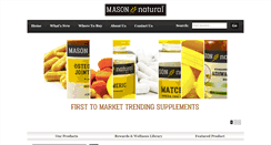 Desktop Screenshot of masonvitamins.com
